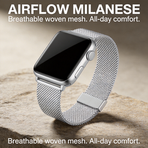 Correa de Reloj Magnética Doble Milanesa para Samsung <span class=keywords><strong>Huawei</strong></span> Xiaomi, Elegante y Cómoda Correa de Acero Inoxidable para Relojes Inteligentes - Product Image 3
