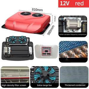 Compresseur de haute qualité pour <span class=keywords><strong>climatisation</strong></span> automobile 12V 24V, climatiseur de toit électrique à double ventilateur pour camion, voiture, chargeuse, camping-car - Product Image 2