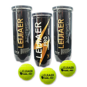 LEIJIAER Ballon professionnel officiel de padel PRO pour les jeux de padel 47% Wool Rebound 137-145 cm PADEL Federation Ball Welcome OEM - Product Image 6