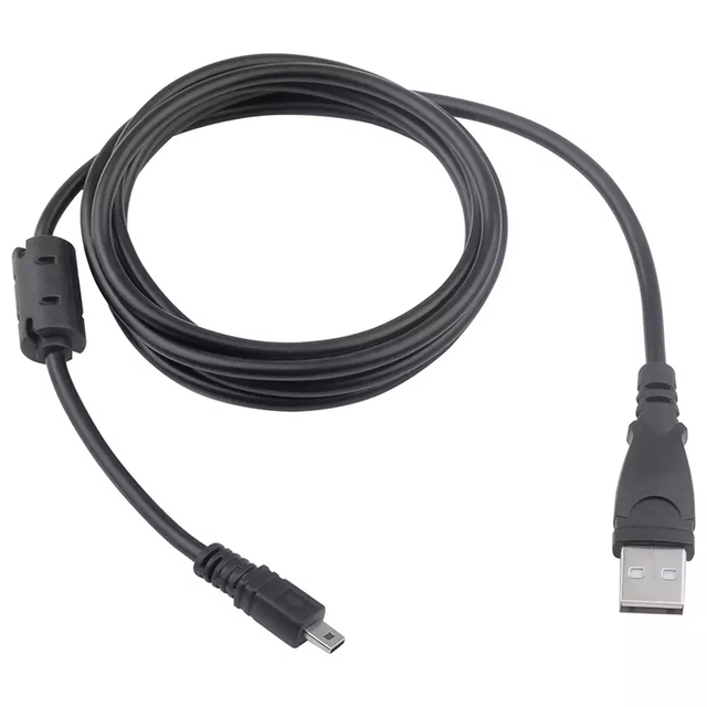 8 Pin UC-E6 Digital Camera USB Data Cable for Nikon 1.5M Ferrite Core
