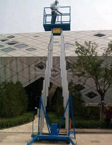 Estación de trabajo aéreo de aleación de aluminio de escalera doble hidráulica para Capacidad de equipo - Product Image 5