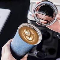 Taza de café de titanio puro PINKAH 99.99%, vaso de café al vacío de titanio de doble pared, taza de diseño clásico para viajar