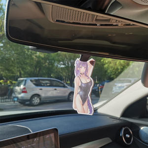 Désodorisant pour femme <span class=keywords><strong>sexy</strong></span> personnalisé le plus vendu Papier suspendu nouvellement conçu pour les voitures avec éclairage ambiant en papier de coton - Product Image 5