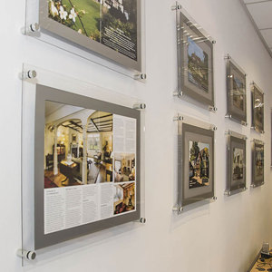 Tùy Chỉnh UV In Ấn <span class=keywords><strong>Acrylic</strong></span> Tấm Laser Cắt Board Không Thấm Nước Tính Năng Nhôm Khung Thép Chất Liệu Cho Logo Tùy Biến - Product Image 1