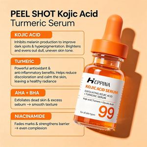 Sérum Visage Éclaircissant Bio à l'Acide Kojique Marque Blanche Exfoliant Élimine les Cellules Mortes, les Points Noirs et les Imperfections en Profondeur - Product Image 4