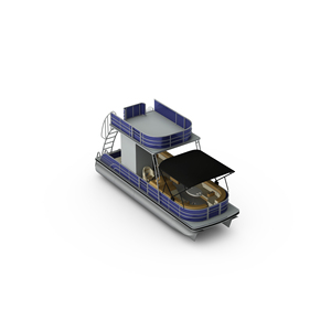 Yate flotante de lujo, Casa, barco, pitón de aluminio de dos pisos, para fiesta familiar - Product Image 6