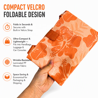 Sac de courses pliable en PP tissé, laminé, imperméable, réutilisable, avec fermeture Velcro, facile à transporter, capacité 10 kg+