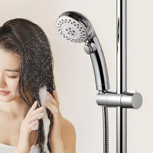 Support de pomme de <span class=keywords><strong>douche</strong></span> à main réglable de 18 à 25mm de diamètre Pince coulissante de remplacement détachable pour barre coulissante universelle pour salle de bain ABS - Product Image 2