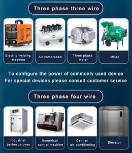 Convertidor de Fase Única a Trifásica, Entrada 220V/110V, Salida 380V, 20kVA, para Motores Industriales, Personalizable Bajo Demanda - Product Image 6