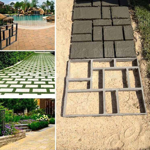 Moule manuel Futian pour pavés en ciment, briques et béton – Moule en plastique DIY pour allées, pavés de jardin et décoration extérieure - Product Image 3