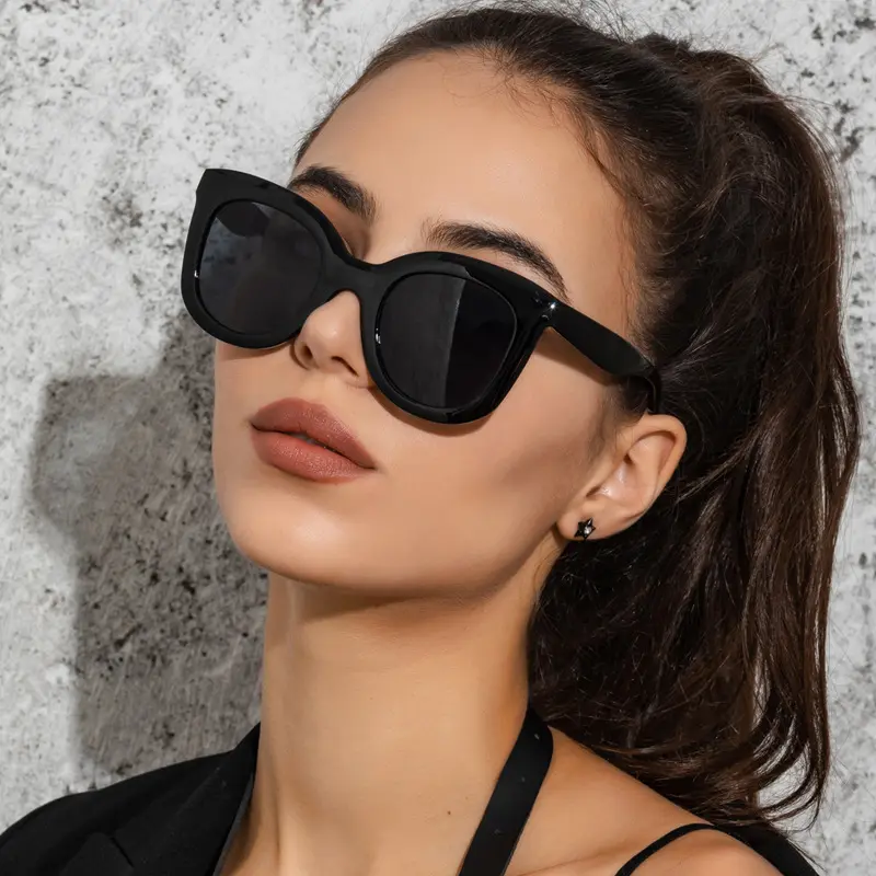 Новые Модные женские модные стильные пользовательские высокое качество uv400 УФ-Защита унисекс солнцезащитные очки 2024