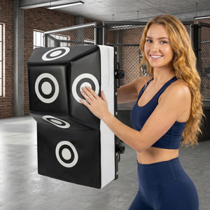 Wall Mounted Boxing Training Target Uppercut Punching Pad Eco-Friendly PU Material for Home and Gym Use BURAQ MMA SPORTS - Product Image 1