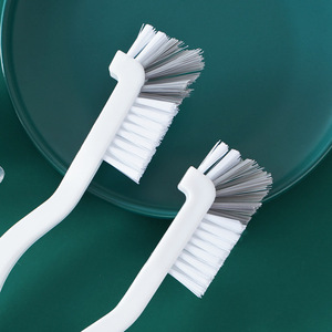 White Curved Cleaning <b>Brush</b> Nylon Bristles For Kettle <b>Bottle</b> Blender Household Use - Product Image 2