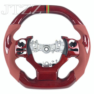 Volante de cuero perforado de fibra de carbono personalizado para Lexus NX <span class=keywords><strong>ISF</strong></span> RCF GSF NX RX 2015-2024, accesorios para Interior de coche - Product Image 1