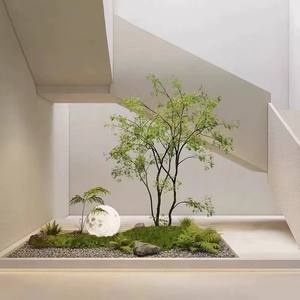 ต้นไม้ประดิษฐ์สีเขียว, ต้นเมเปิลกรงเล็บไก่, ต้นเมเปิลประดิษฐ์สำหรับตกแต่งภูมิทัศน์, ตกแต่งหน้าต่างร้านค้า, ตกแต่งหน้าต่างร้านน้ำชา - Product Image 2