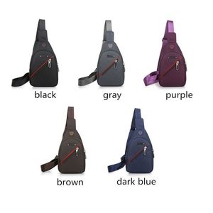 Korean Fashion Canvas Leisure <b>Bag</b> Outdoor Fashion <b>Men's</b> One <b>Shoulder</b> Travel Messenger <b>Bag</b> - Product Image 5