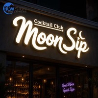 Letrero Luminoso de Alta Intensidad para Spa, Letrero con Letras de Canal LED, Letreros Comerciales Personalizados para Interiores y Exteriores