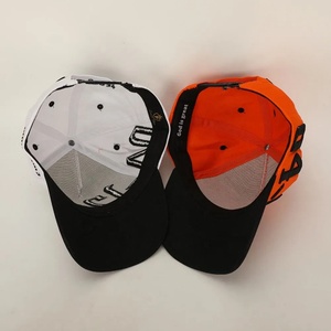 Casquette de baseball pour homme de haute qualité, personnalisée, 5 panneaux, en coton, avec broderie 3D, imperméable, avec boucle en métal, style sportif, logo en relief - Product Image 6
