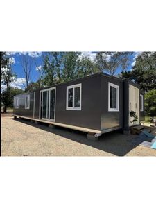 2-5 camere da letto <span class=keywords><strong>casa</strong></span> <span class=keywords><strong>casa</strong></span> Mobile prefabbricata in acciaio 20Ft 40ft uragano pannello Sandwich bagno facile piegare appartamento - Product Image 4