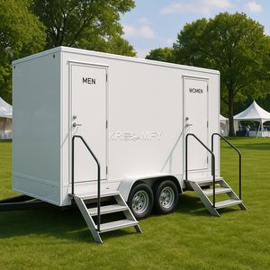 Baño Portátil Nuevo Modelo 2025, Contenedor de Baño con 8 Estaciones, Unidad de Baño Portátil con Ducha y Contenedor Móvil - Product Image 5