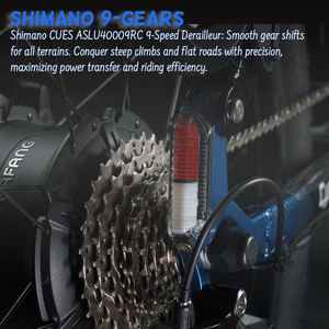 Vélo Électrique EU Shipping Cyrusher <span class=keywords><strong>Trax</strong></span> 2.0 avec Pneus Larges, Moteur Brushless 250W, Amortisseur Pneumatique, Batterie 52V 20A - Product Image 5