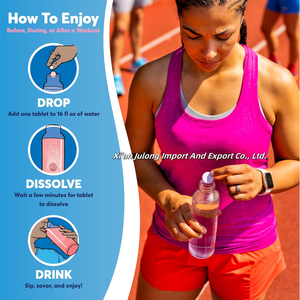 ג 'ולונג oem ספורט אלקטרוליטים עבור הידרציה פרואקטיבית במים טעמי מים מעורבים הידרציה טבליות אלקטרוליטים - Product Image 5