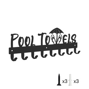 Ganchos para Toallas Personalizables Transfronterizos, Duraderos, Ganchos para Abrigos, Toalleros de Hierro, Fabricante de Toalleros de Arte, Venta al por Mayor - Product Image 5