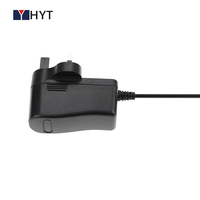 ETL CE RoHS RCM KC PSE UKCA 10V-30V 300-450mA 1A 2A Stecker aus ABS/PC-Material 5,5*2,1mm Hohlstecker AC DC Netzteil