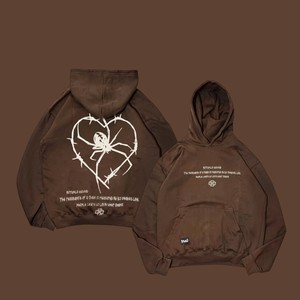 Service OEM, sweat-shirt à capuche unisexe en coton lourd, imprimé délavé à l'acide, sweat-shirt vierge personnalisé de haute qualité, 100% coton, surdimensionné, saison d'automne - Product Image 3