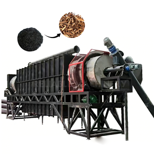 CE 인증 연속 바이오매스 펠릿 토레팩션 기계 플랜트 대나무 및 톱밥용 - Product Image 1
