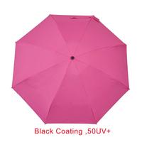 Parapluie pliable à quatre sections facile à transporter avec protection UV pour femmes
