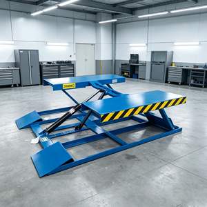 Plateforme élévatrice à ciseaux hydraulique mobile de 2,8 tonnes pour réparation automobile, hauteur de levage 650 mm, usage intensif - Product Image 4