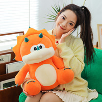 Peluche Triceratops brodée pour Princesse, en coton PP super doux, fonction anti-stress, unisexe pour enfants