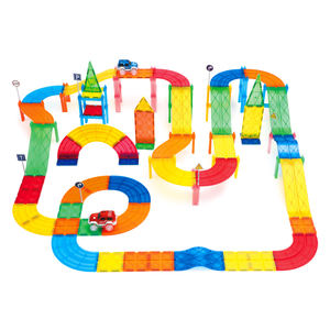 150 pièces <span class=keywords><strong>de</strong></span> blocs <span class=keywords><strong>de</strong></span> construction magnétiques éducatifs innovants, jouet <span class=keywords><strong>de</strong></span> piste <span class=keywords><strong>de</strong></span> course automobile, blocs magnétiques pour <span class=keywords><strong>enfants</strong></span>, tuiles <span class=keywords><strong>de</strong></span> construction magnétiques, jouet <span class=keywords><strong>de</strong></span> <span class=keywords><strong>chemin</strong></span> <span class=keywords><strong>de</strong></span> <span class=keywords><strong>fer</strong></span> DIY - Product Image 1