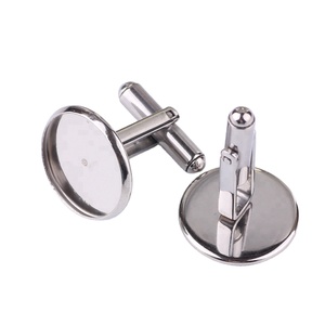 6-20 mét bezel bán buôn đa-thiết kế tùy chỉnh độc đáo DIY làm cao đánh bóng người đàn ông Cuff liên kết thép không gỉ Khuy măng sét - Product Image 4