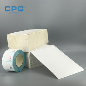 Étiquettes d'adresse personnalisées par le fabricant, thermiques, blanches, en accordéon, 100x150mm (4x6 pouces), 130 g/m², pour centre logistique - Product Image 1