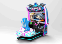 Machine de jeu de combat d'avion dynamique de haute qualité 220v expérience de tir d'arcade avec des engagements de course et de combat