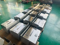 Boîtier de commande électrique antidéflagrant en acier inoxydable brossé pour zone dangereuse IP66 DC30V 3A Ex NR