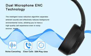 Cuffie ANC con Fascia Regolabile, Auricolari Wireless 5.4, Riduzione del Rumore, Cuffie da Gaming per Sport e <span class=keywords><strong>Musica</strong></span> A3 <span class=keywords><strong>PRO</strong></span> - Product Image 3