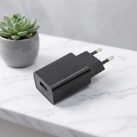 Adaptateur secteur AC/DC 5V 1A 2A 5W-10W Chargeur rapide Prise standard JP/EU/US USB-A Matériel PC Certifié ROHS pour éclairage LED