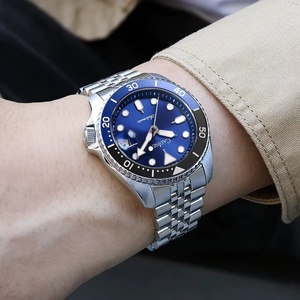 CADISEN, nuevos relojes de pulsera mecánicos luminosos para hombre, bisel de cerámica, correa de cristal de zafiro, reloj automático para hombre, reloj Masculino - Product Image 2