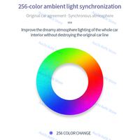 Lampe de sortie d'air RGB Turbo à 256 couleurs avec contrôle par application pour Mercedes Benz W205 W213 X253 W177 W118 W117 W176 X156 W222