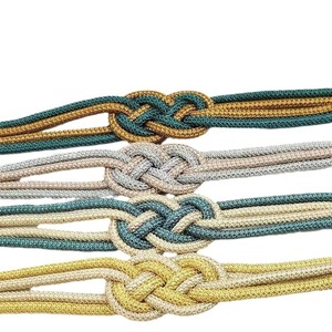 Attaches de rideau simples et modernes, créatives, avec nœuds chinois mignons et épurés, sangles de rangement - Product Image 1