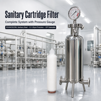 Nouveau système de filtration de boissons en acier inoxydable pour bière, alcool, vodka, vin, cognac, brandy, usage industriel, taille des particules 5 µm, haute performance