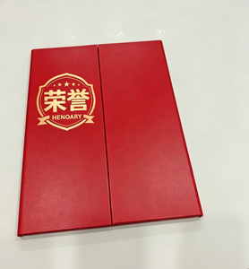 Custom Logo <b>A4</b> Led Diploma Cover Rechargeable University Graduation Certificate Holder - Product Image 1