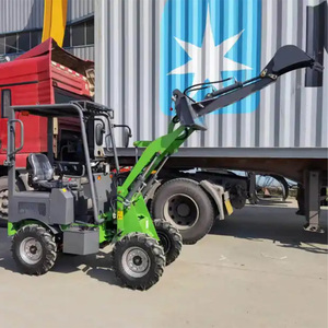 جرافة بعجلات صغيرة كهربائية/ديزل للبيع بسعر رخيص من الصين 0.4ton/0.6 طن/0.8 طن - Product Image 6