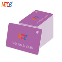 Color personalizado impreso 13,56 MHz PVC NFC RFID MIFARE tarjeta AES ultraligera para la venta al por mayor