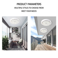 Plafonniers LED 40W à énergie solaire IP65 pour l'intérieur et l'extérieur pour la décoration de la maison et du jardin Application résidentielle