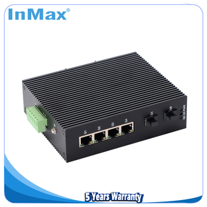InMax Fabricant 6 ports (4 ports RJ45 + <span class=keywords><strong>2</strong></span> Cage Sfp) Commutateur réseau 10/100/1000M Commutateur Gigabit Hub Couche <span class=keywords><strong>2</strong></span> - Product Image 3