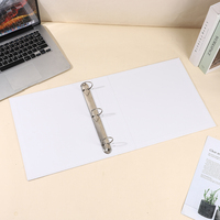 Carpeta de Anillas Resistente de 3 Anillas |   Carpeta de Hojas Sueltas con Cubierta Transparente de PVC Blanco, para Informes y Presentaciones, Modelo A4, Marca Chengxi Digital